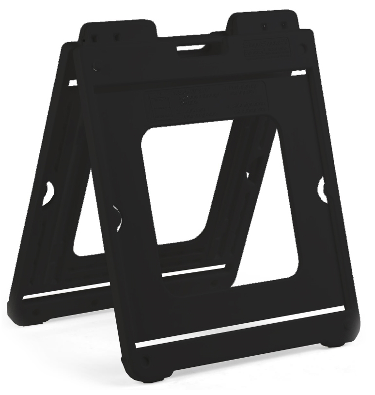 Simpo Square 24 x 24 - Black - Sign Frames